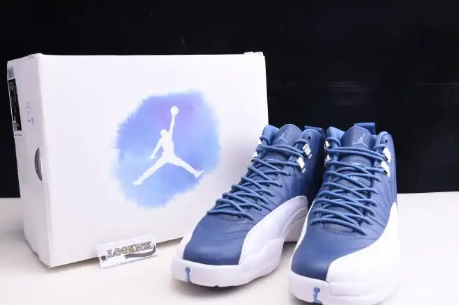 HYPE Retro Stone Jordan Air 12 Blue 130690-404 0519